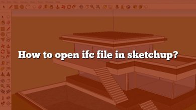 How to open ifc file in sketchup?