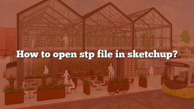 How to open stp file in sketchup?