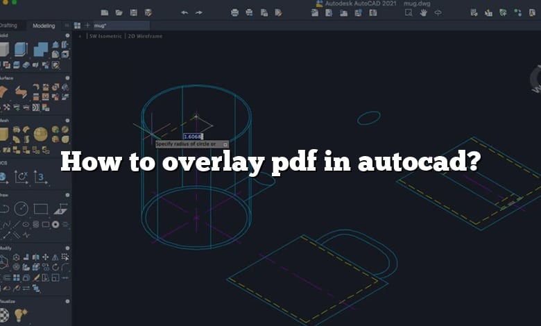 How to overlay pdf in autocad?