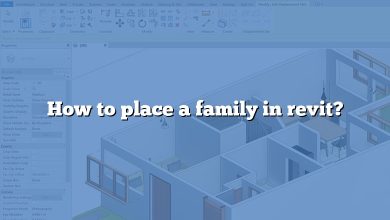 How to place a family in revit?