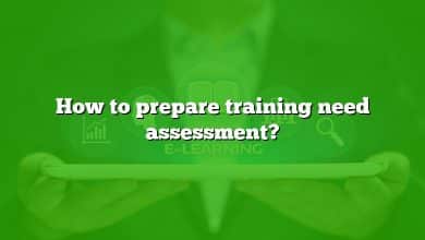 How to prepare training need assessment?