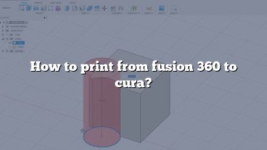 How to print from fusion 360 to cura?