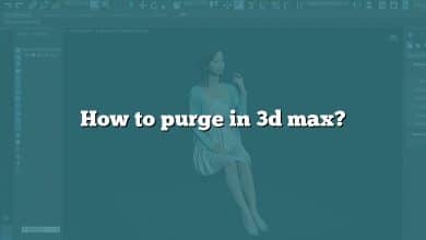 How to purge in 3d max?