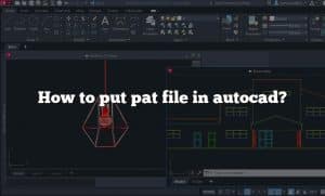 create pat file autocad