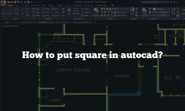 how-to-put-square-in-autocad-answer-2022