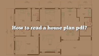 How to read a house plan pdf?