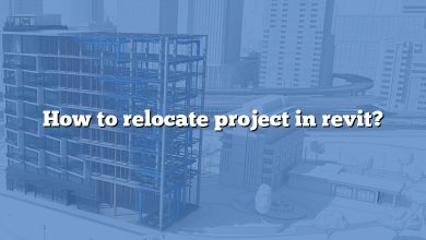 How to relocate project in revit?