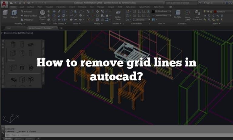 How To Delete Grid In Autocad