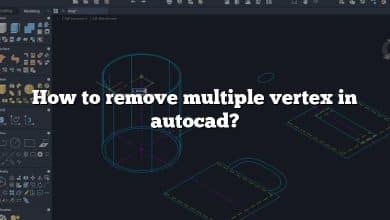 How to remove multiple vertex in autocad?