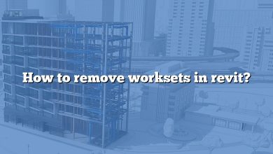 How to remove worksets in revit?