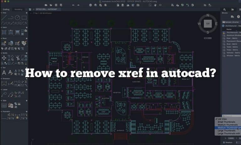 autocad remove data link xref