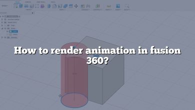 How to render animation in fusion 360?