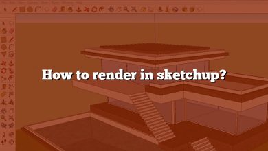 How to render in sketchup?