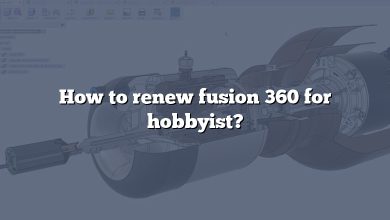 How to renew fusion 360 for hobbyist?