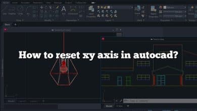 How to reset xy axis in autocad?