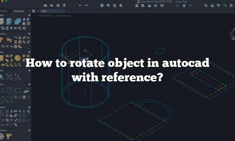 How To Rotate Object In Autocad With Reference?