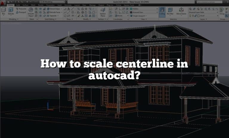 how-to-scale-centerline-in-autocad