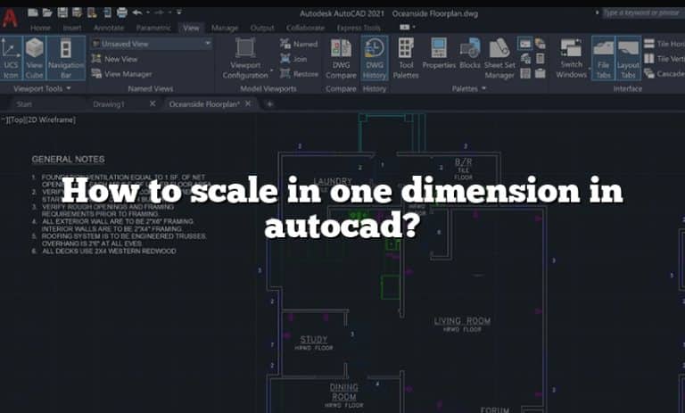 how-to-scale-in-one-dimension-in-autocad