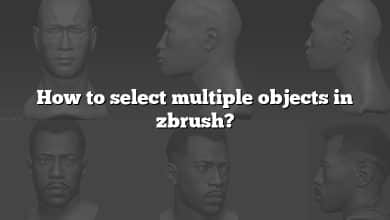 How to select multiple objects in zbrush?