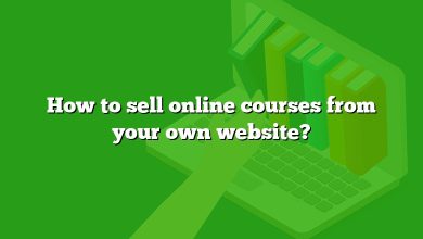 How to sell online courses from your own website?