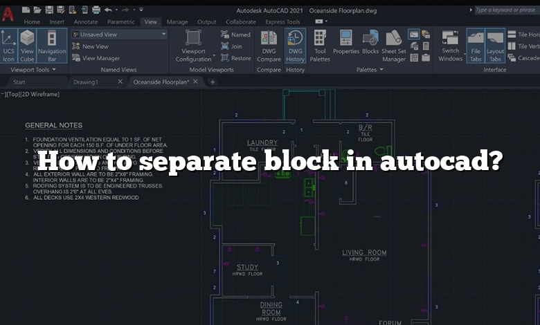 how-to-separate-block-in-autocad