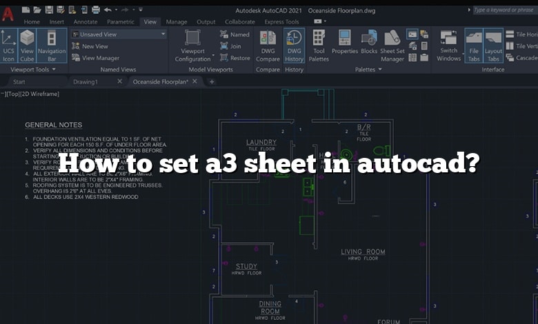 how-to-set-a3-sheet-in-autocad