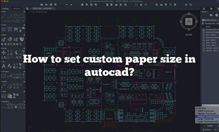 How To Set Custom Paper Size In Autocad 3968