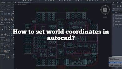 How to set world coordinates in autocad?