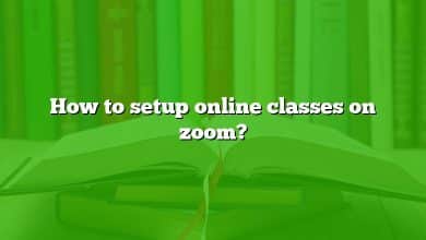 How to setup online classes on zoom?