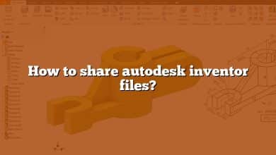 How to share autodesk inventor files?