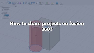 How to share projects on fusion 360?