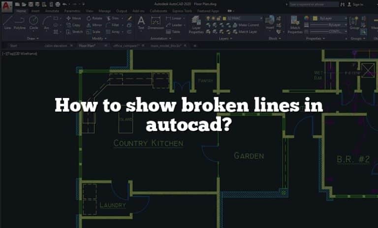 how-to-show-broken-lines-in-autocad