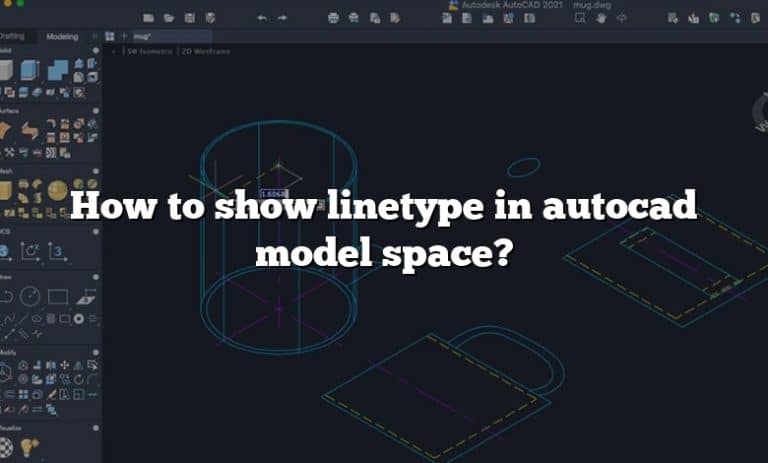 How To Show Linetype In Autocad Model Space?