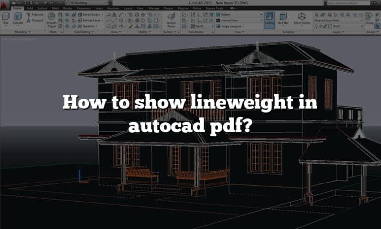 How To Show Lineweight In Autocad