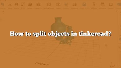 How to split objects in tinkercad?