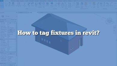 How to tag fixtures in revit?