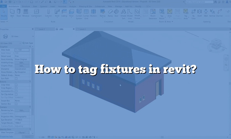 How to tag fixtures in revit?