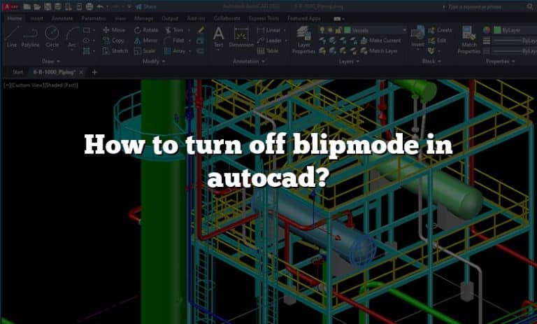 Что такое blipmode в автокаде