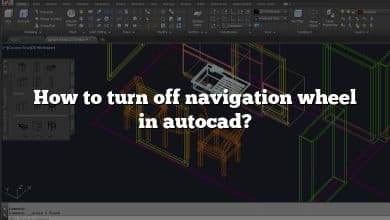 How to turn off navigation wheel in autocad?