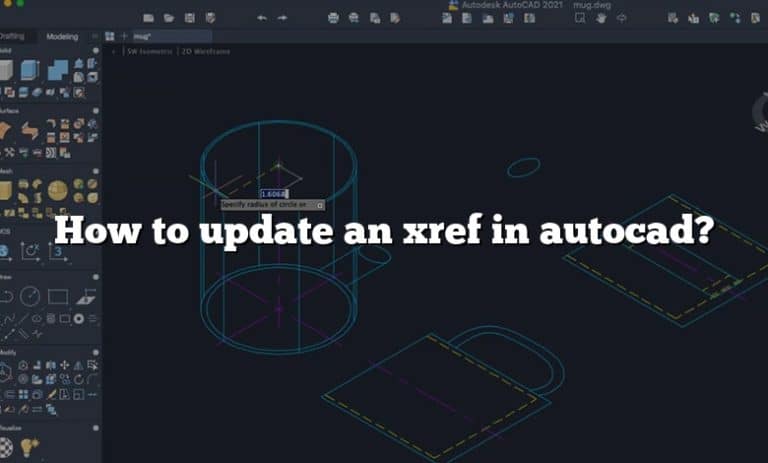 creating an xref in autocad