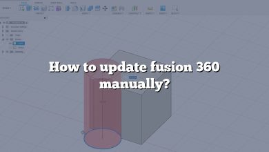 How to update fusion 360 manually?