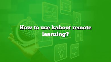 How to use kahoot remote learning?