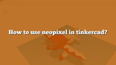 How to use neopixel in tinkercad?