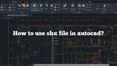 How to use shx file in autocad?