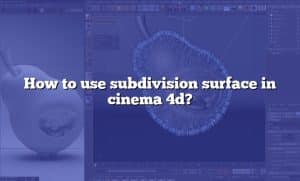 Subdivision surface cinema 4d не работает