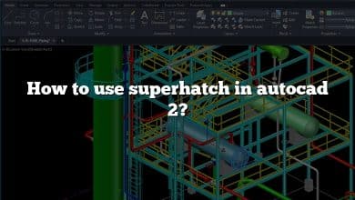 How to use superhatch in autocad 2?