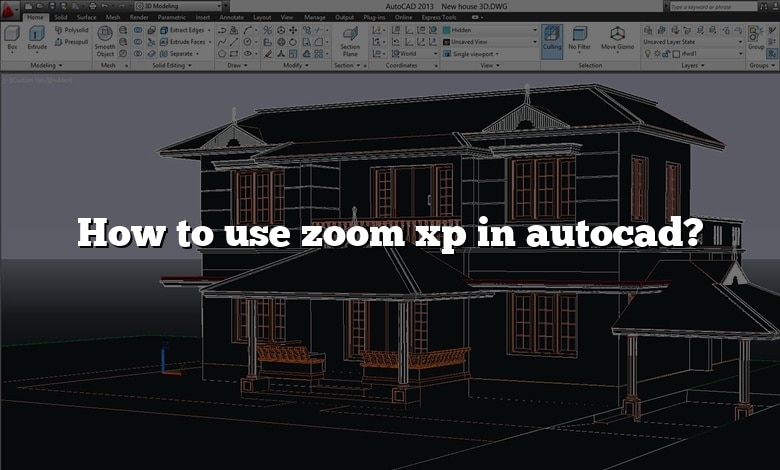 How to use zoom xp in autocad?