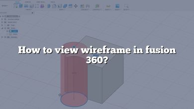 How to view wireframe in fusion 360?