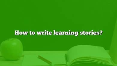 How to write learning stories?