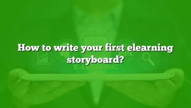 How to write your first elearning storyboard?